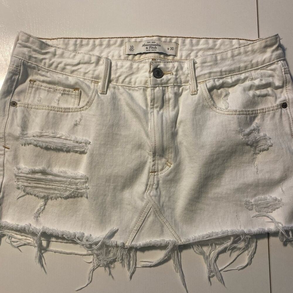 Sz 10 Abercrombie & Fitch denim skirt